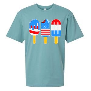 Cute American Flag Popsicles  Sueded Cloud Jersey T-Shirt