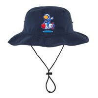 Cute Astronaut On Rocket Cartoon Legacy Cool Fit Booney Bucket Hat