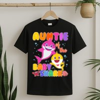 Cute Auntie Of The Baby Shark T-Shirt