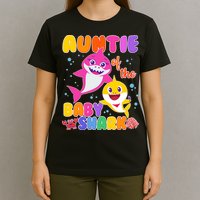 Cute Auntie Of The Baby Shark T-Shirt