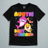 Cute Auntie Of The Baby Shark T-Shirt