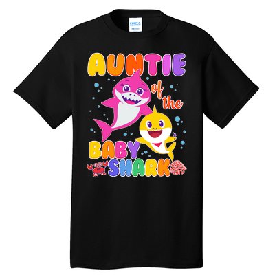 Cute Auntie Of The Baby Shark Tall T-Shirt