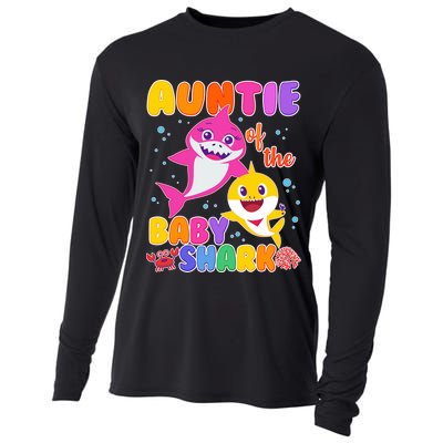 Cute Auntie Of The Baby Shark Cooling Performance Long Sleeve Crew