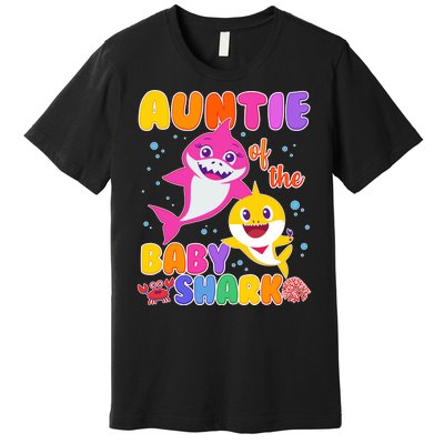 Cute Auntie Of The Baby Shark Premium T-Shirt