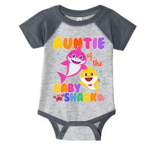 Cute Auntie Of The Baby Shark Infant Baby Jersey Bodysuit