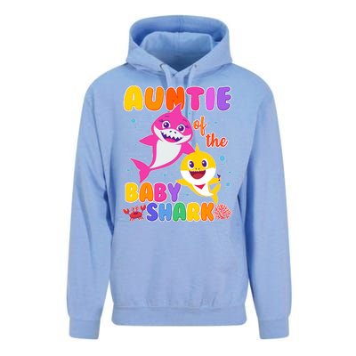 Cute Auntie Of The Baby Shark Unisex Surf Hoodie