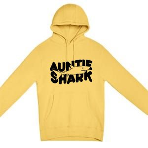 Cute Auntie Shark Premium Pullover Hoodie