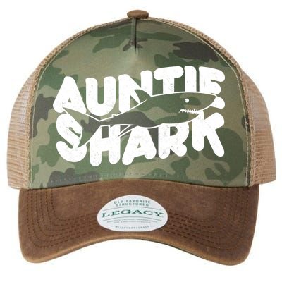 Cute Auntie Shark Legacy Tie Dye Trucker Hat