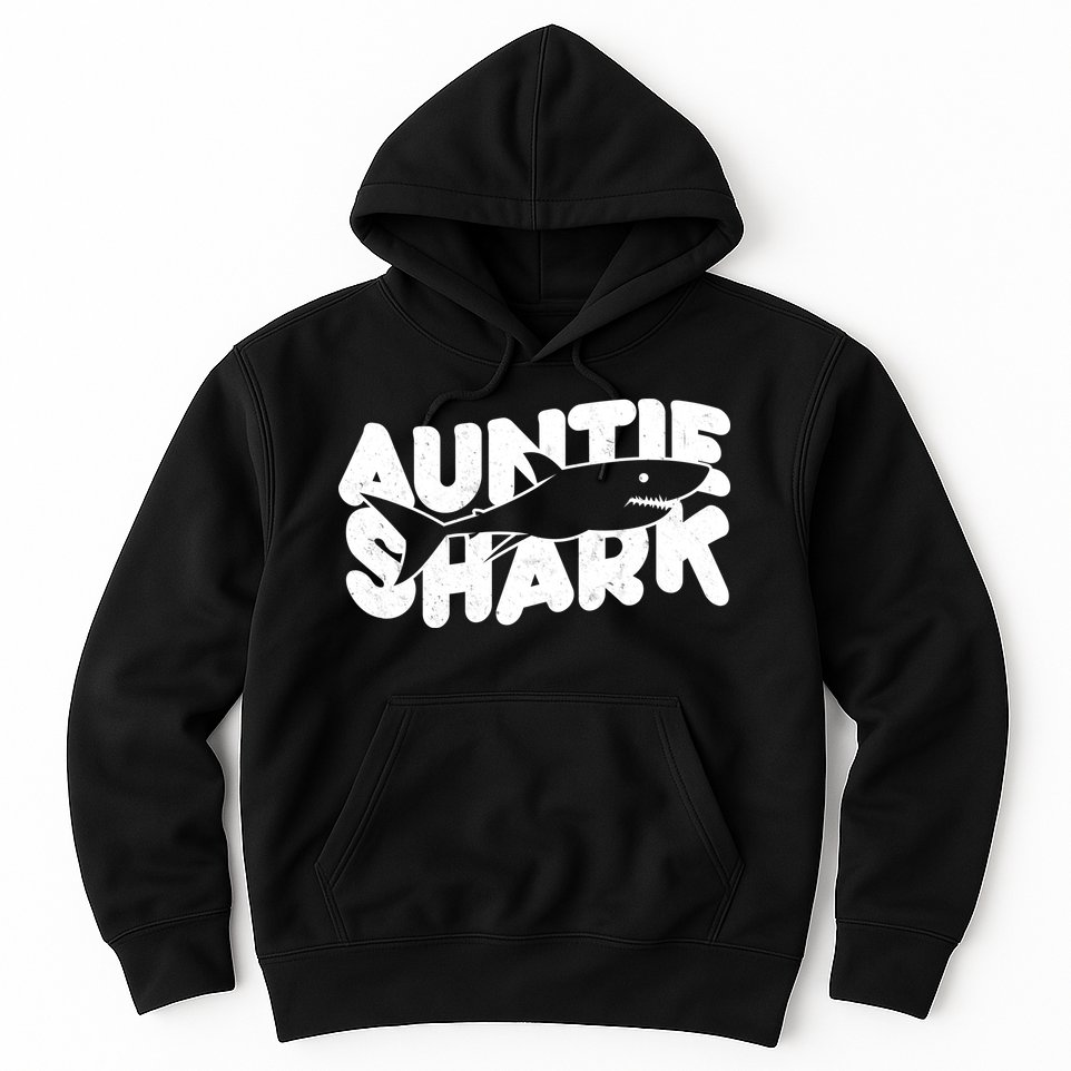 Cute Auntie Shark Hoodie