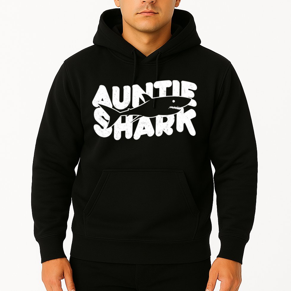 Cute Auntie Shark Hoodie