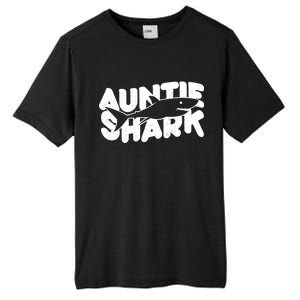 Cute Auntie Shark Tall Fusion ChromaSoft Performance T-Shirt