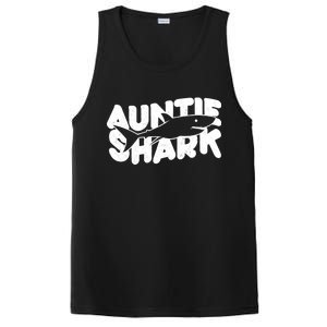 Cute Auntie Shark PosiCharge Competitor Tank