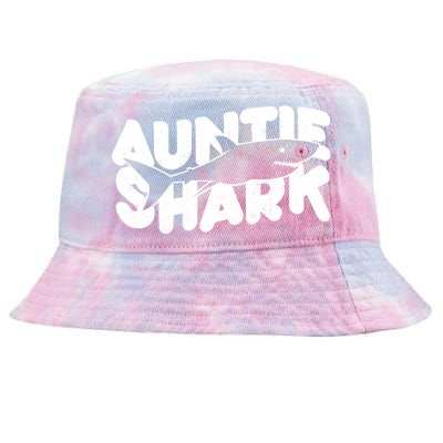 Cute Auntie Shark Tie-Dyed Bucket Hat