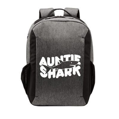 Cute Auntie Shark Vector Backpack