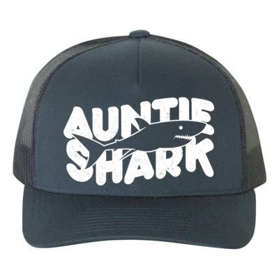 Cute Auntie Shark Yupoong Adult 5-Panel Trucker Hat