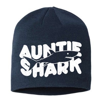 Cute Auntie Shark Sustainable Beanie