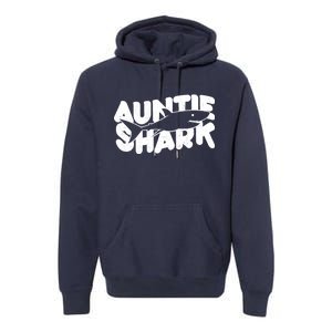 Cute Auntie Shark Premium Hoodie