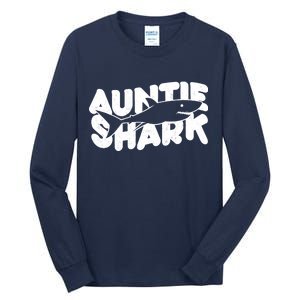 Cute Auntie Shark Tall Long Sleeve T-Shirt