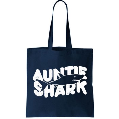 Cute Auntie Shark Tote Bag