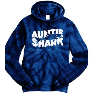 Cute Auntie Shark Tie Dye Hoodie