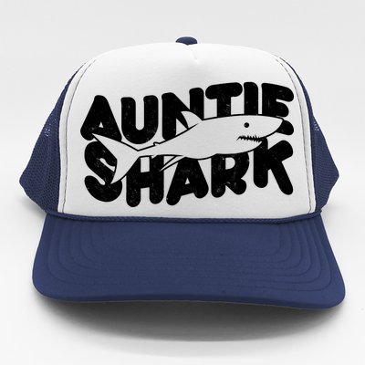 Cute Auntie Shark Trucker Hat