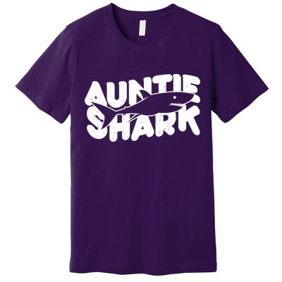 Cute Auntie Shark Premium T-Shirt