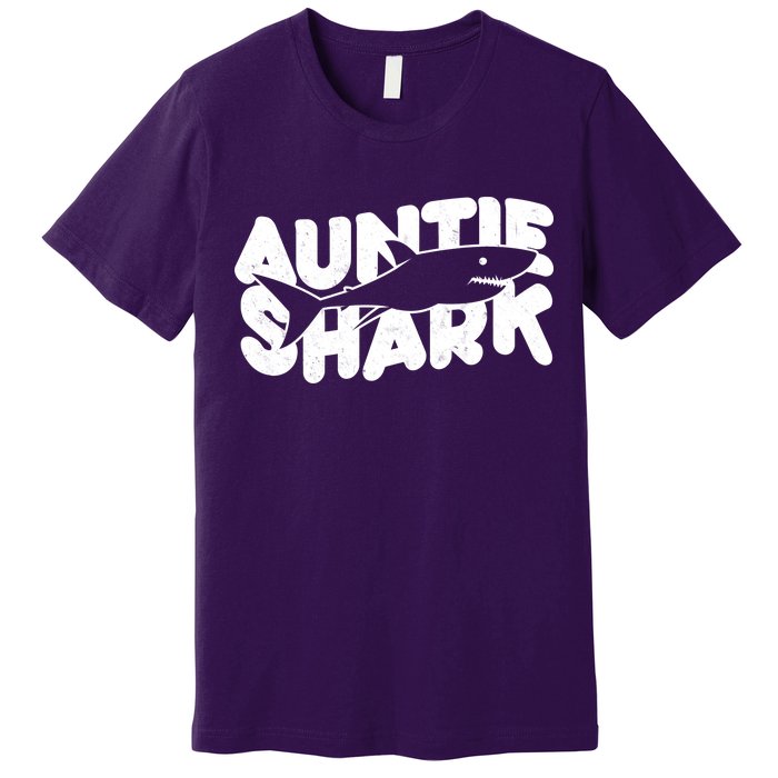 Cute Auntie Shark Premium T-Shirt