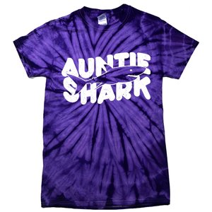 Cute Auntie Shark Tie-Dye T-Shirt