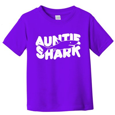 Cute Auntie Shark Toddler T-Shirt