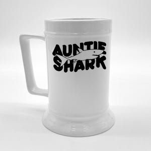 Cute Auntie Shark Beer Stein