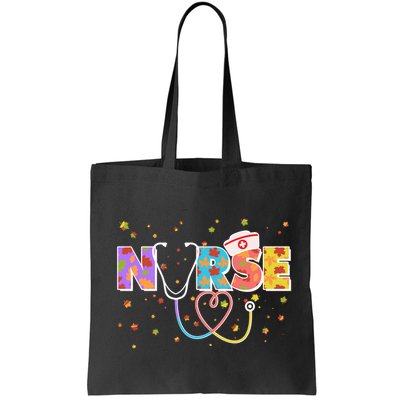 Cute Autumn Fall Patterns Nurse Bag