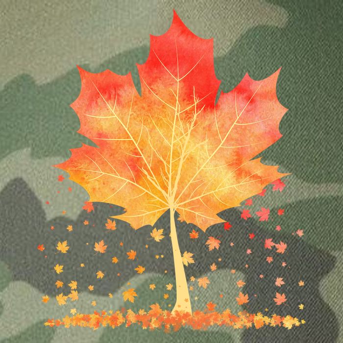 Cute Autumn Maple Leaf Tree Legacy Tie Dye Trucker Hat
