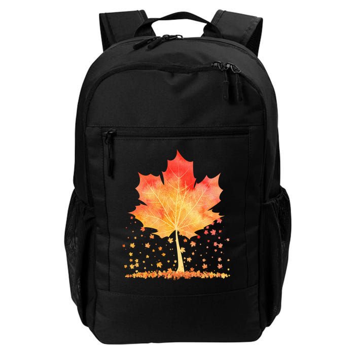 Cute Autumn Maple Leaf Tree Backpack