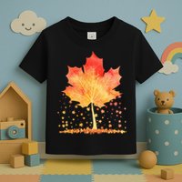 Cute Autumn Maple Leaf Tree Toddler T-Shirt