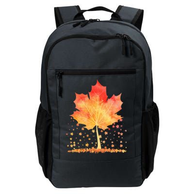 Cute Autumn Maple Leaf Tree Daily Commute Backpack