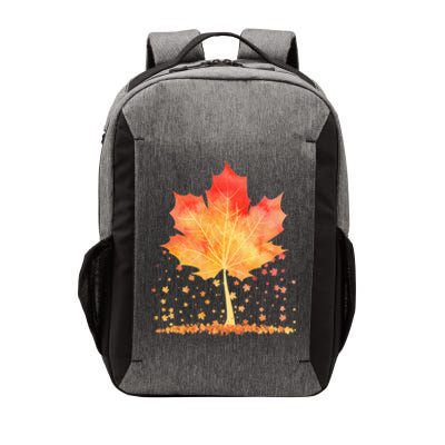 Cute Autumn Maple Leaf Tree Vector Backpack