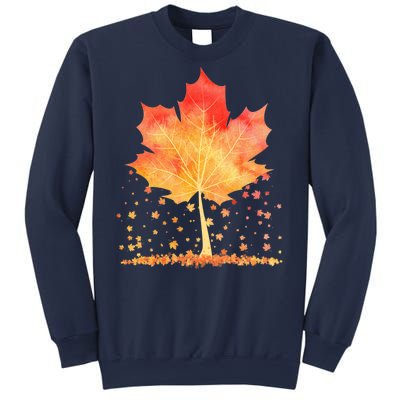 Cute Autumn Maple Leaf Tree Sweatshirt