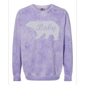 Cute Baby Bear Colorblast Crewneck Sweatshirt