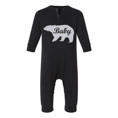 Cute Baby Bear Infant Fleece One Piece