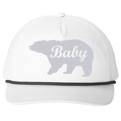 Cute Baby Bear Snapback Five-Panel Rope Hat