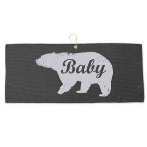 Cute Baby Bear Large Microfiber Waffle Golf Towel