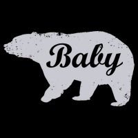 Cute Baby Bear Cropped Pullover Crew