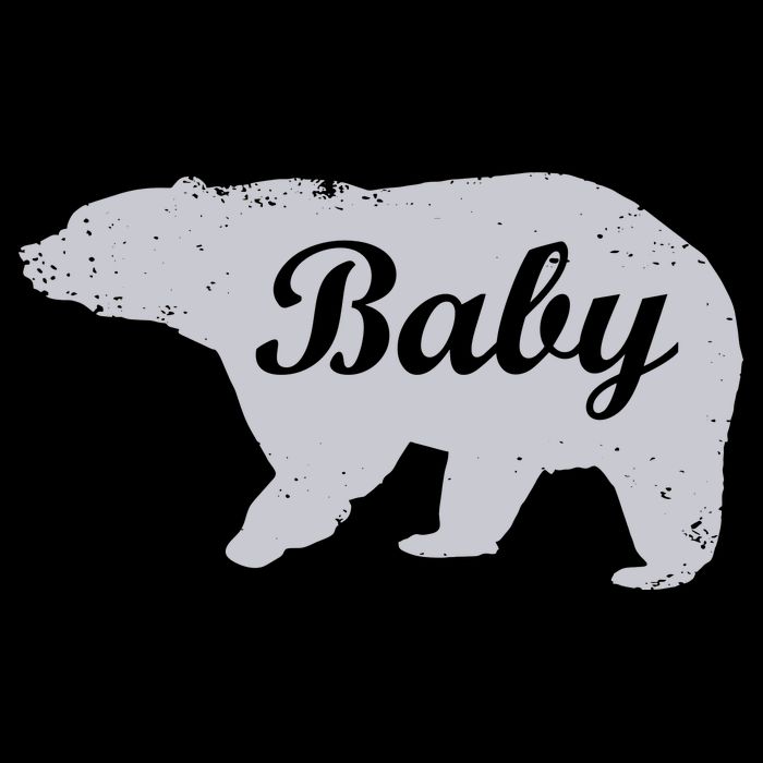 Cute Baby Bear Cropped Pullover Crew