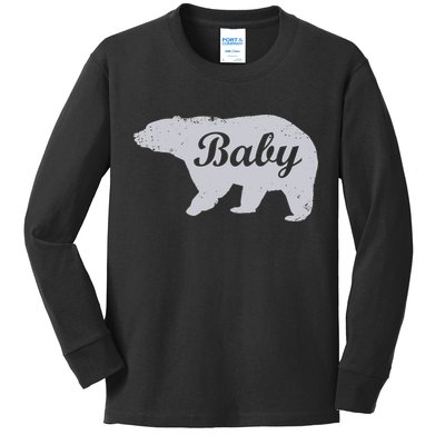Cute Baby Bear Kids Long Sleeve Shirt