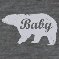 Cute Baby Bear Button