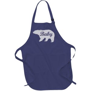 Cute Baby Bear Full-Length Apron With Pockets