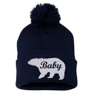 Cute Baby Bear Pom Pom 12in Knit Beanie