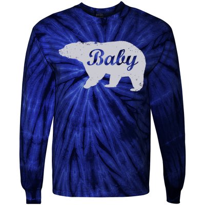 Cute Baby Bear Tie-Dye Long Sleeve Shirt