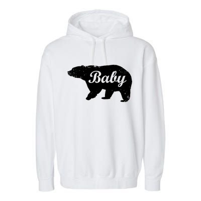 Cute Baby Bear Garment-Dyed Fleece Hoodie