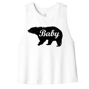 Cute Baby Bear Women's Racerback Cropped Tank